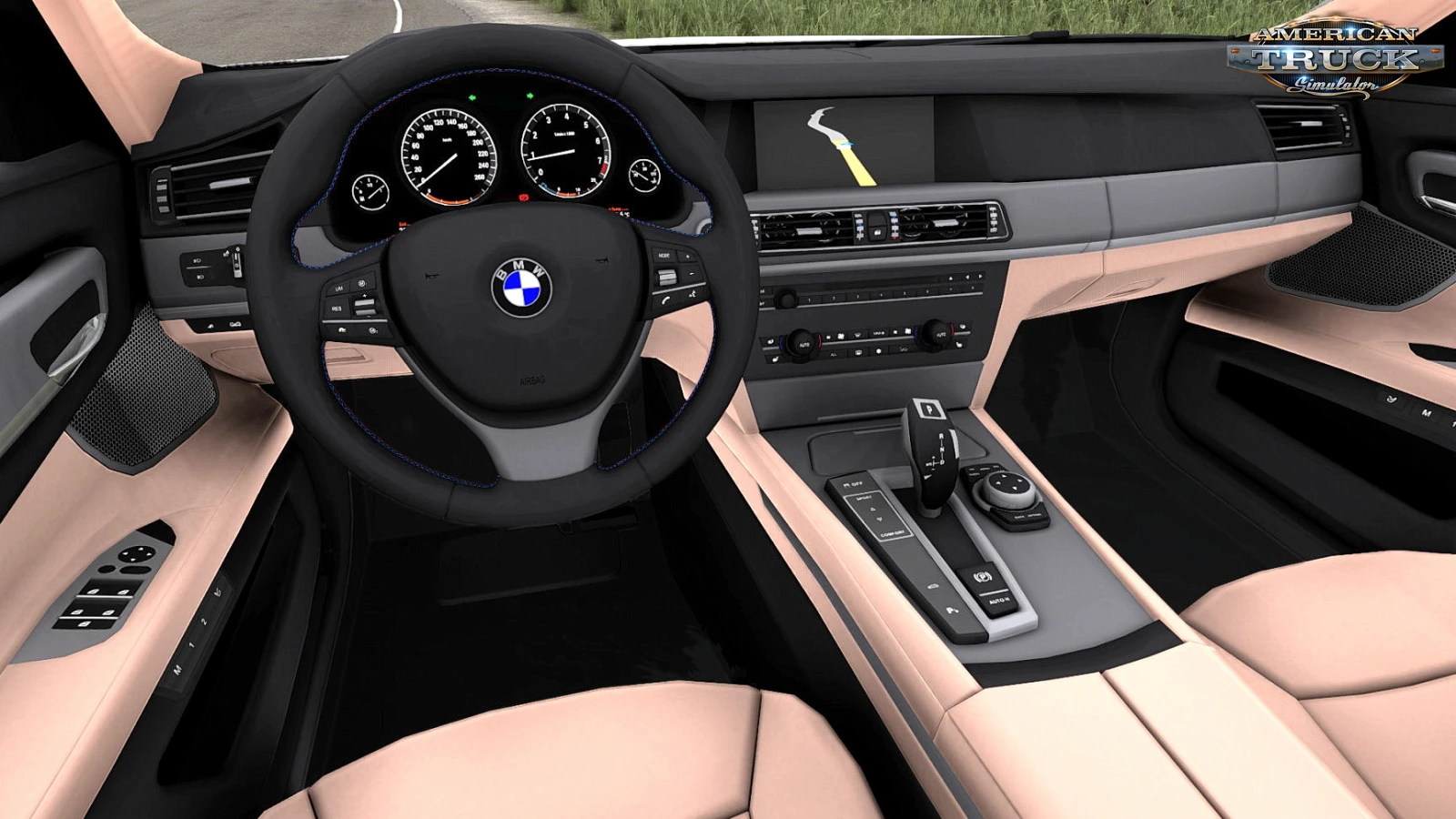 BMW 7-Series F02 2011 + Interior v1.1 (1.49.x) for ATS