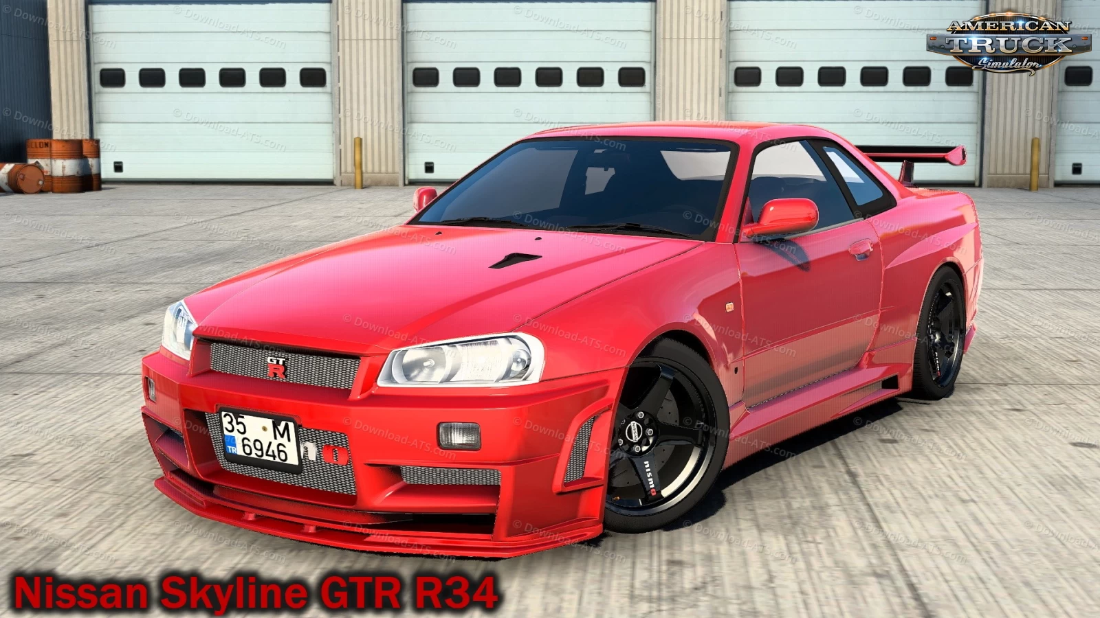 Nissan Skyline GTR R34 + Interior v3.4 (1.52.x) for ATS