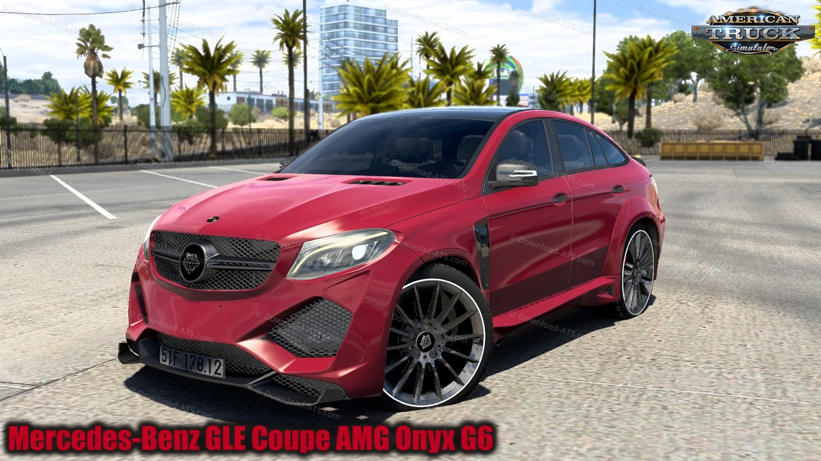 Mercedes-Benz GLE Coupe AMG Onyx G6 v1.4 (1.50.x) for ATS