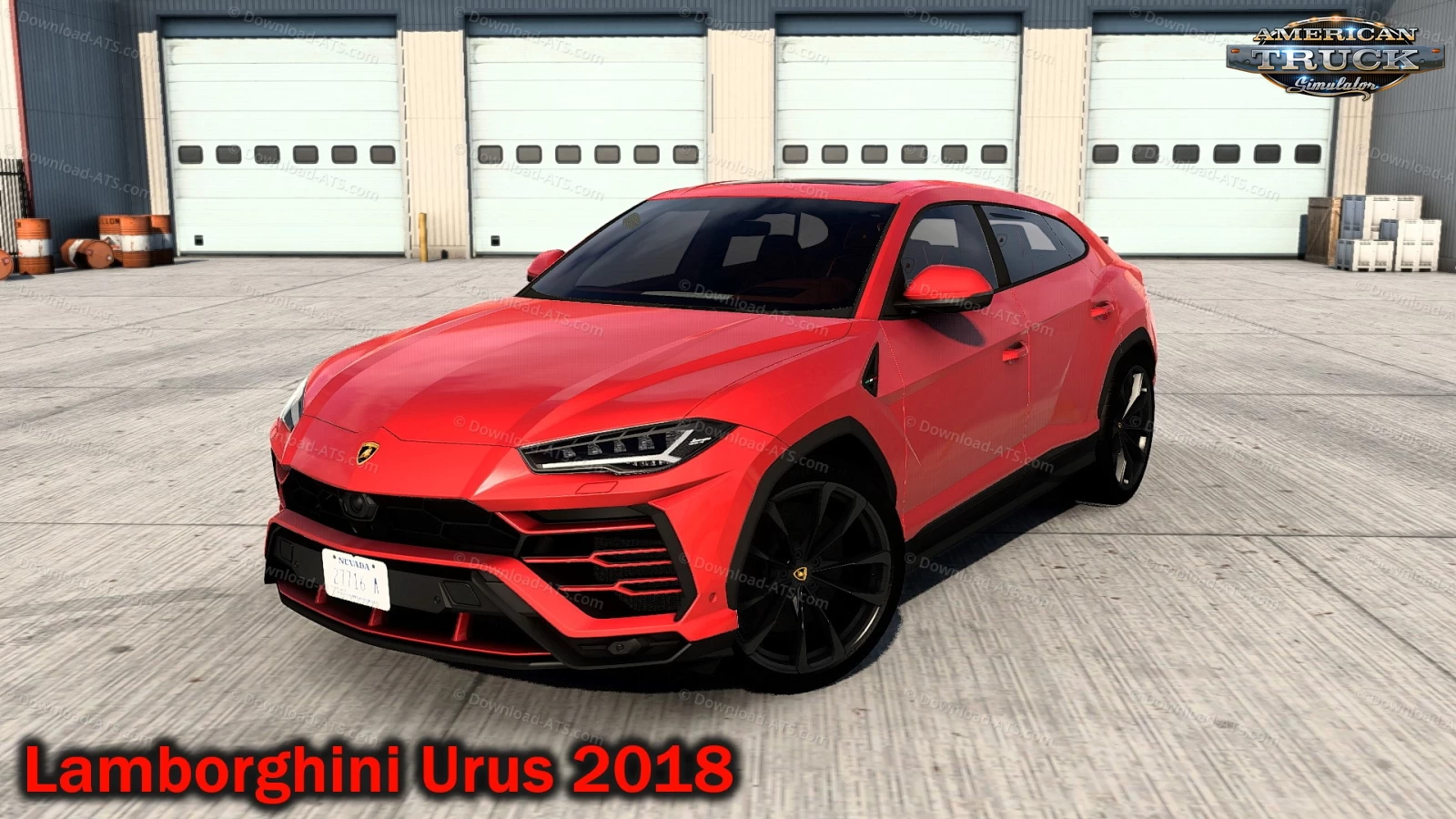 Lamborghini Urus 2018 + Interior v1.4 (1.52.x) for ATS