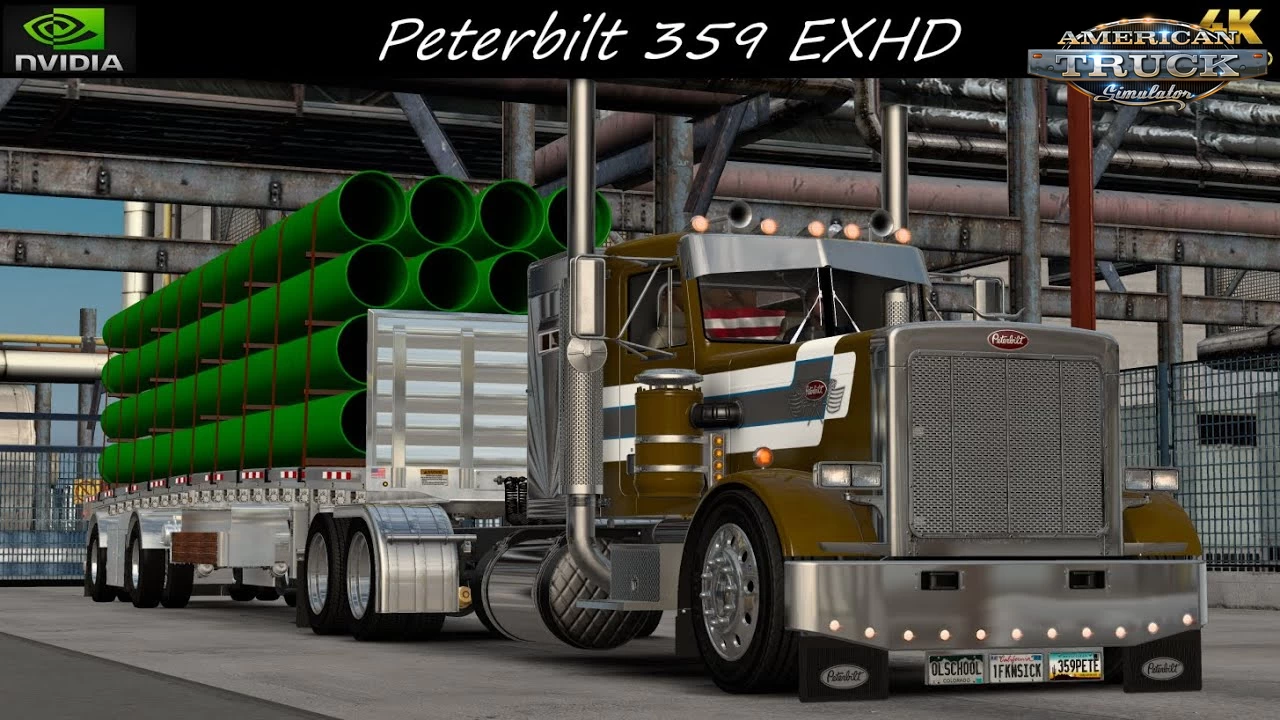 Peterbilt 359 EXHD By FLX Mods - American Truck Simulator