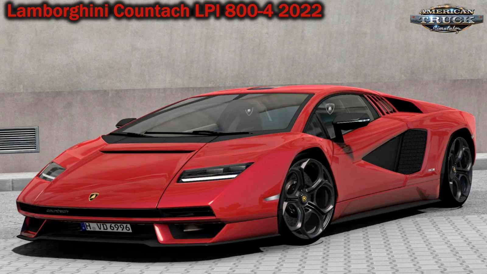 Lamborghini Countach LPI 800-4 2022 v1.1 (1.48.x) for ATS