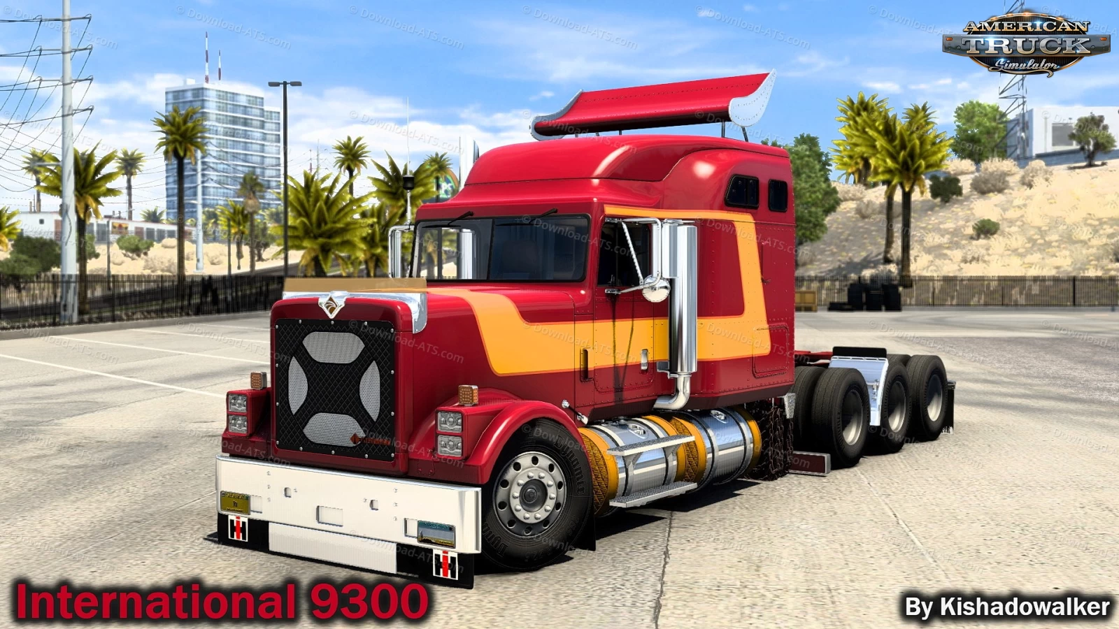 International 9300 Truck + Interior v1.0.2 (1.50.x) for ATS