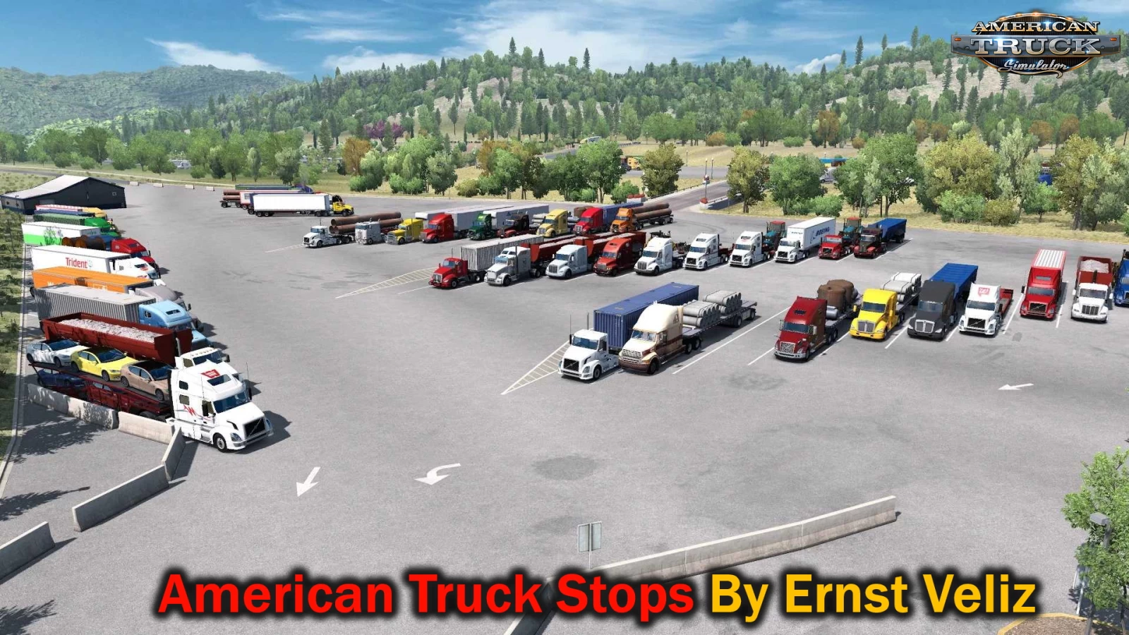 American Truck Stops v1.8 By Ernst Veliz (1.48.x) for ATS