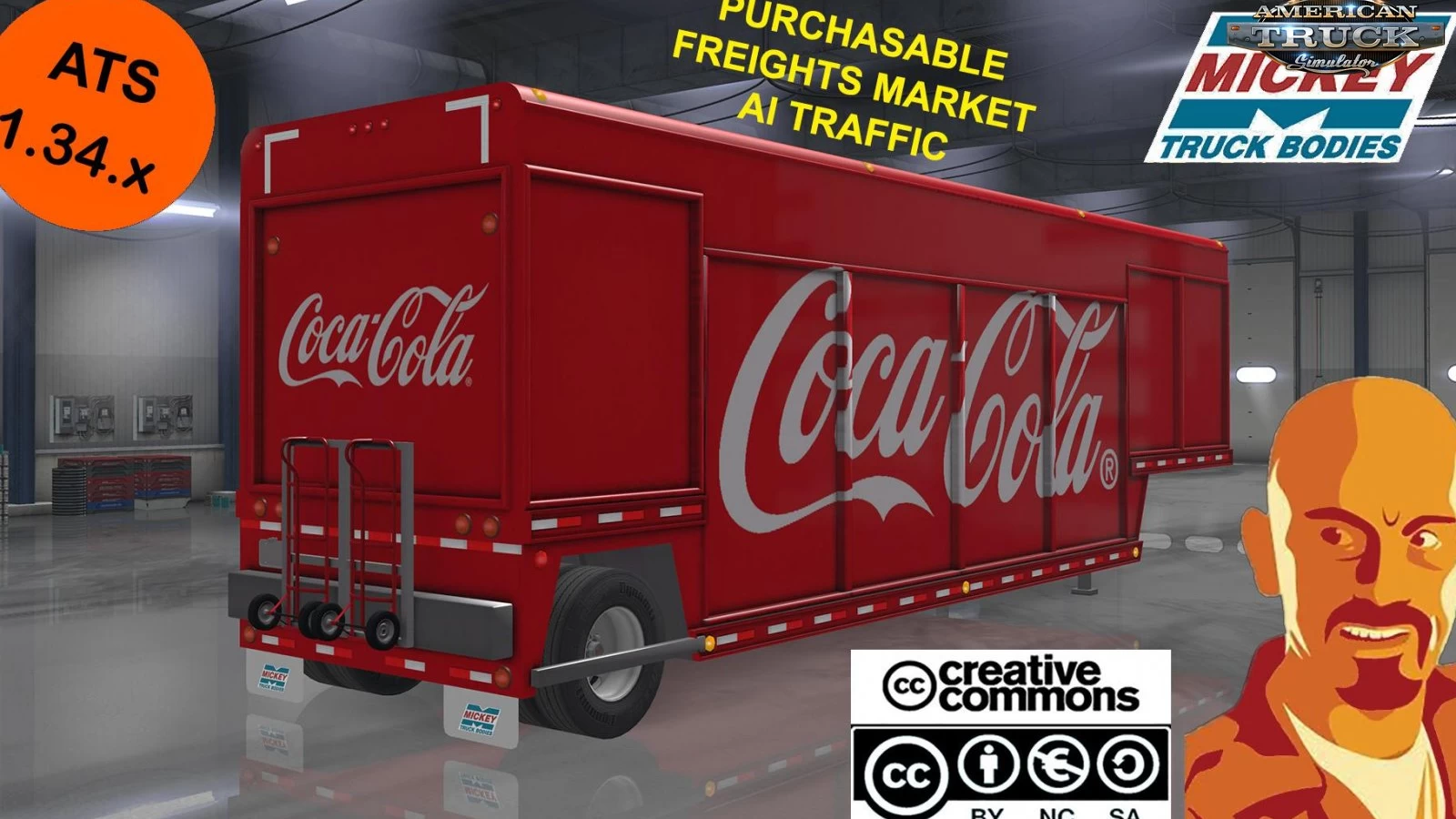 Mickeys Beverages Trailer v1.2 By CyrusTheVirus (1.48.x) for ATS