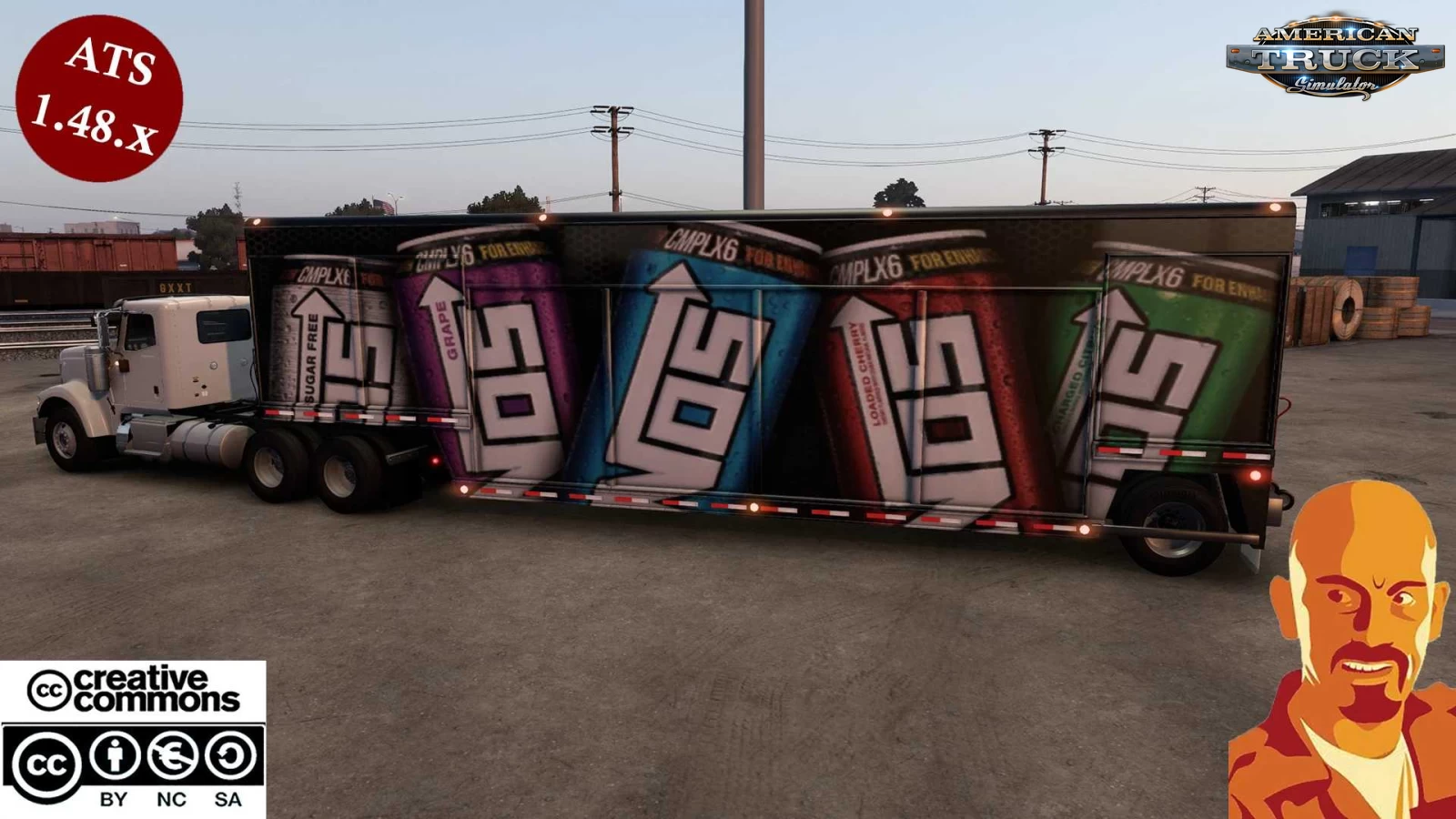 Mickeys Beverages Trailer v1.2 By CyrusTheVirus (1.48.x) for ATS