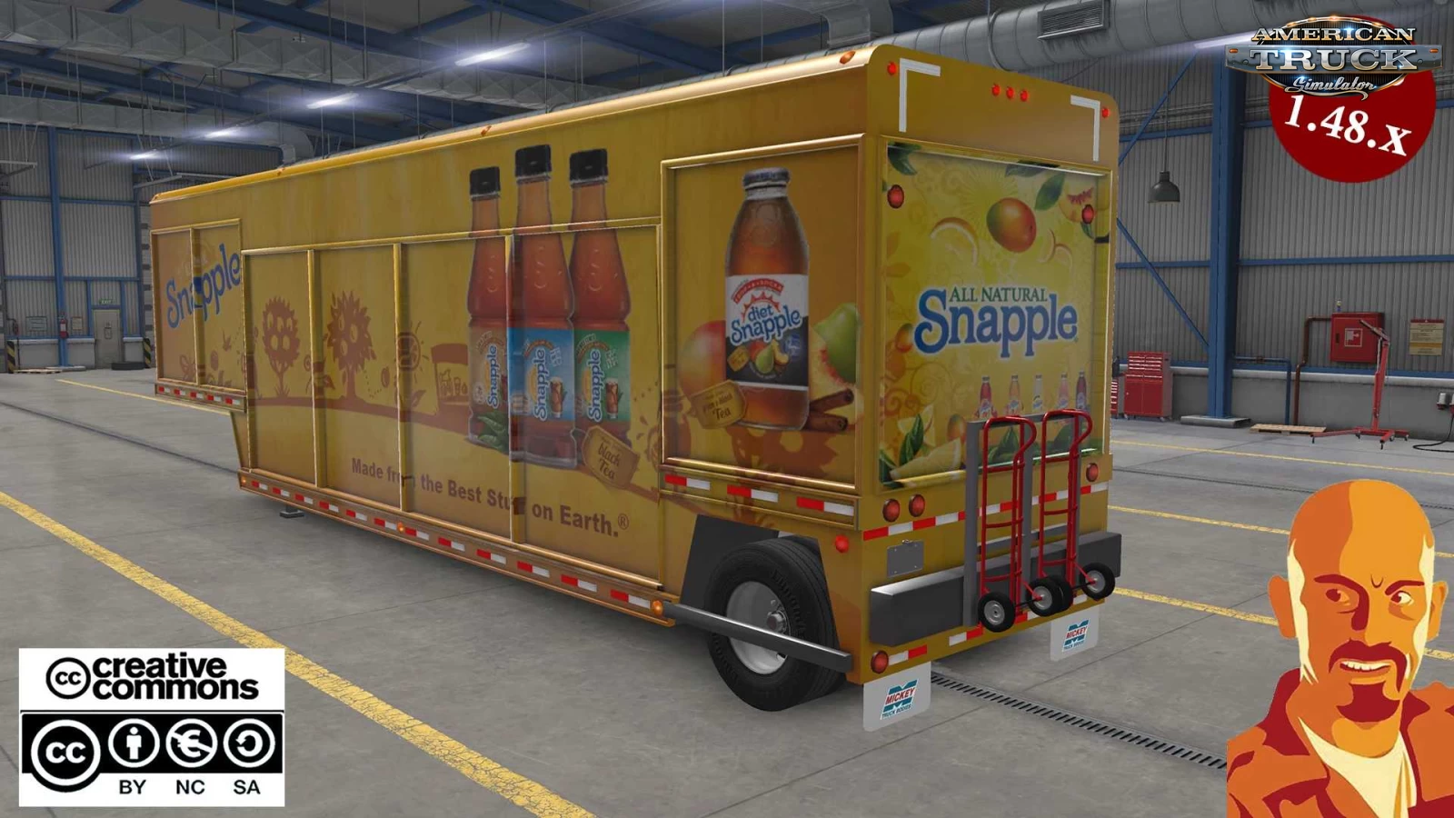 Mickeys Beverages Trailer v1.2 By CyrusTheVirus (1.48.x) for ATS