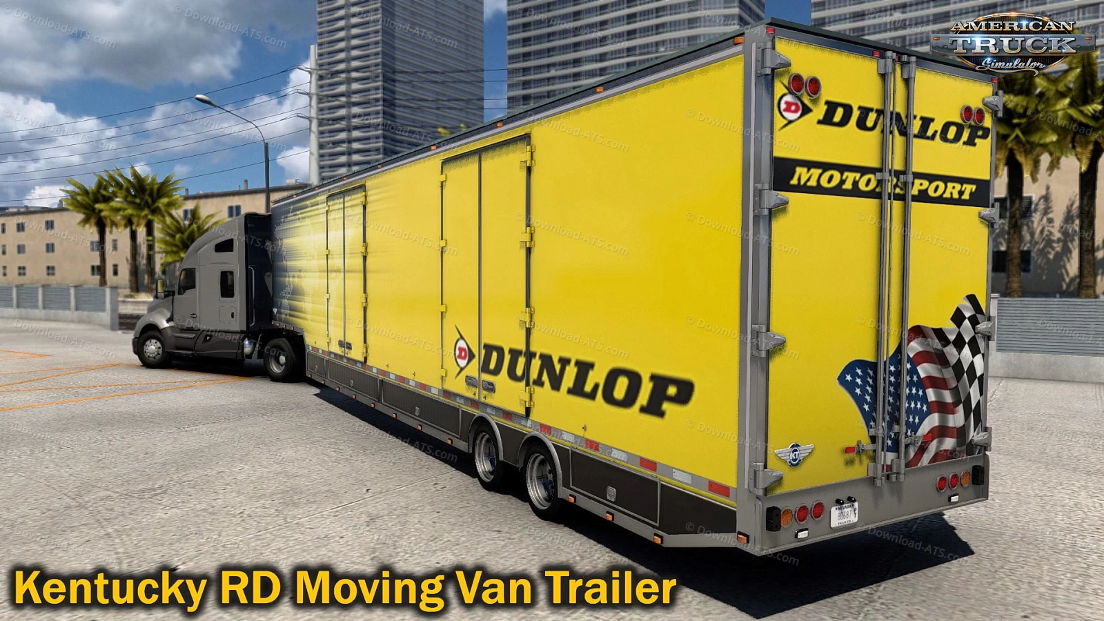 Kentucky RD Moving Van Trailer v1.6 (1.48.x) for ATS
