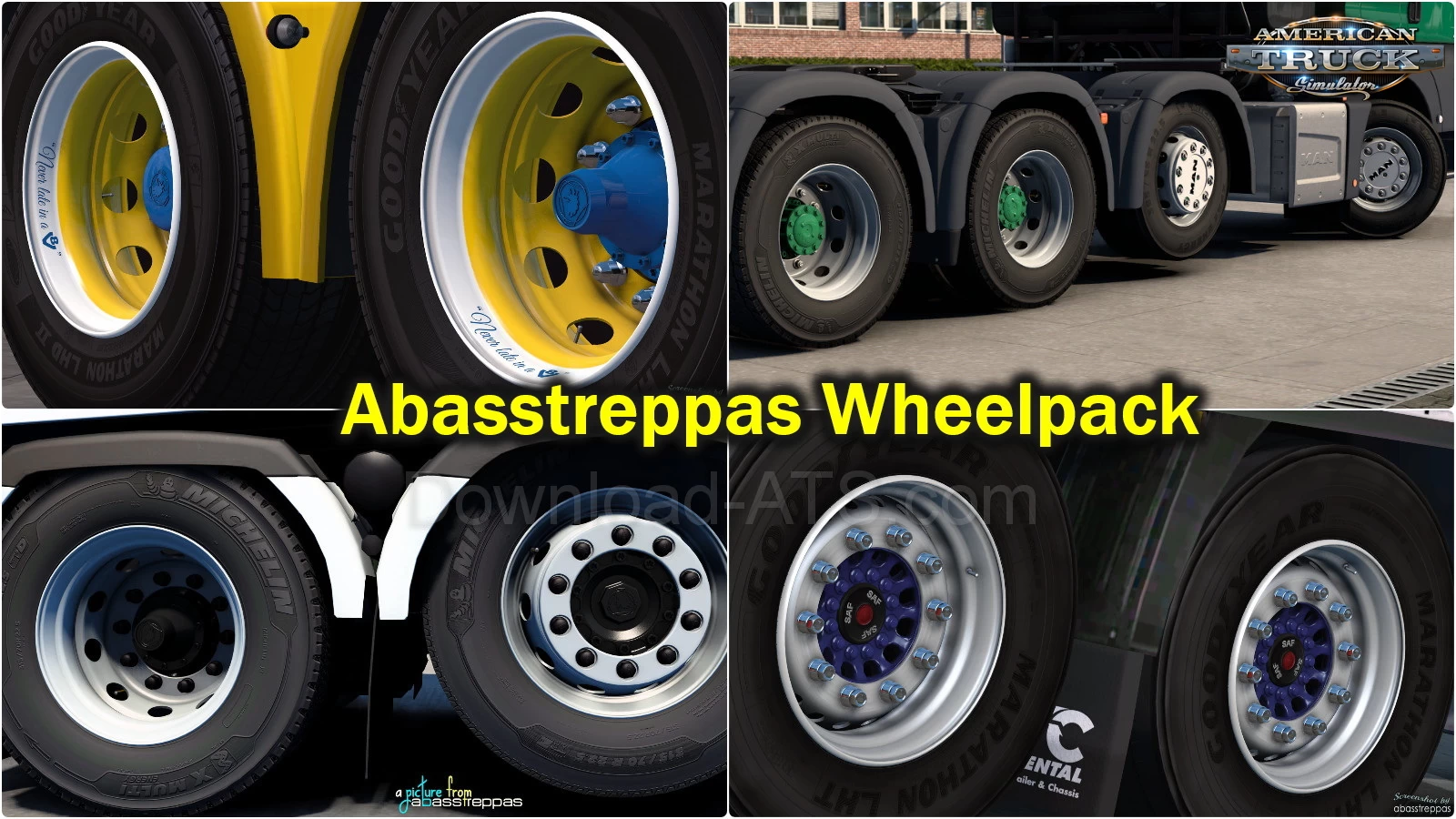 Abasstreppas Wheelpack v3.8.1 (1.49.x) for ATS