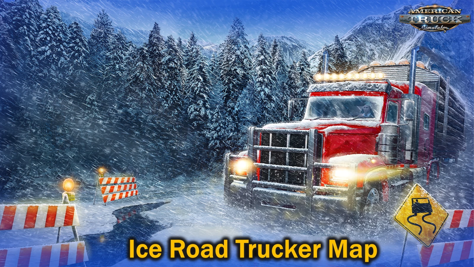 Ice Road Trucker Map v1.0c By K-DOG (1.48.x) for ATS