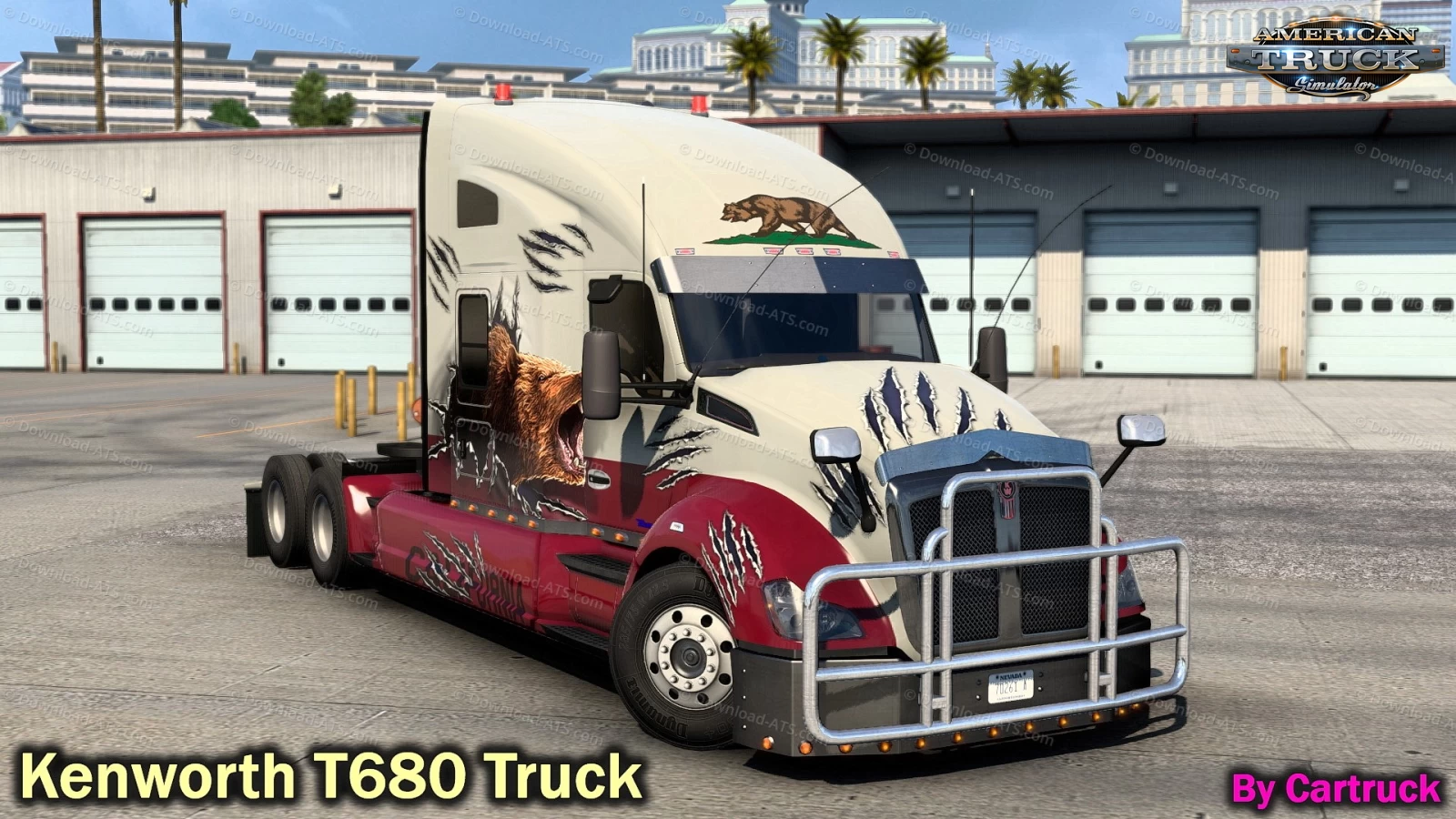 Kenworth T680 Truck v1.6 Edit by Cartruck (1.49.x) for ATS