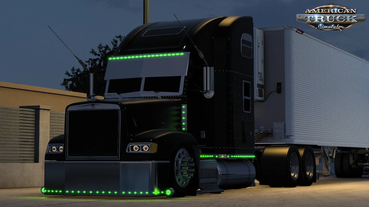 Freightliner FLD 120 Truck + Interior v3.8 (1.48.x) for ATS