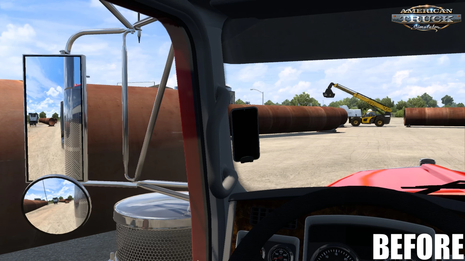 Realistic Mirror FOV Mod v1.6 (1.49.x) for ATS