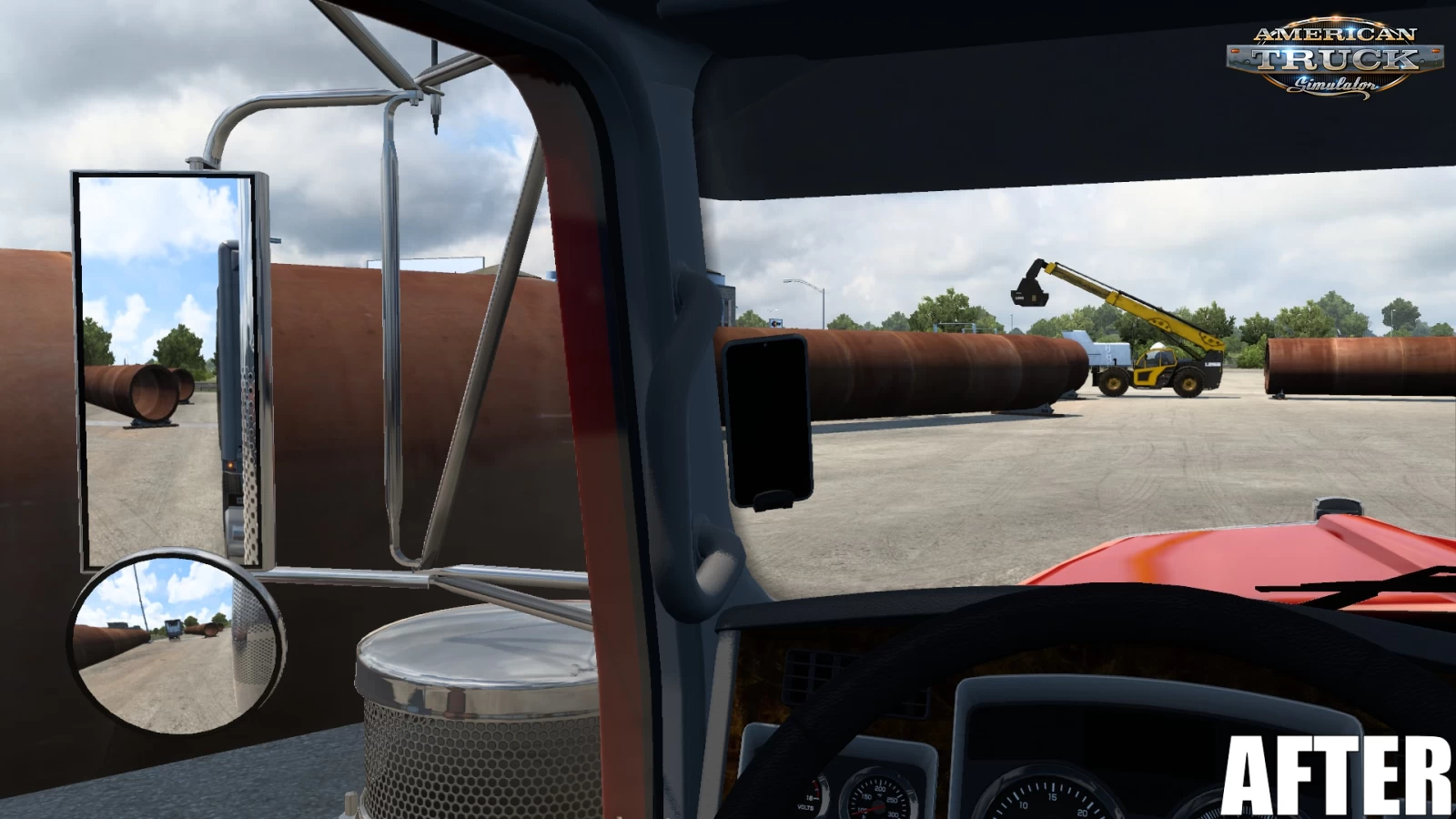 Realistic Mirror FOV Mod v1.6 (1.49.x) for ATS