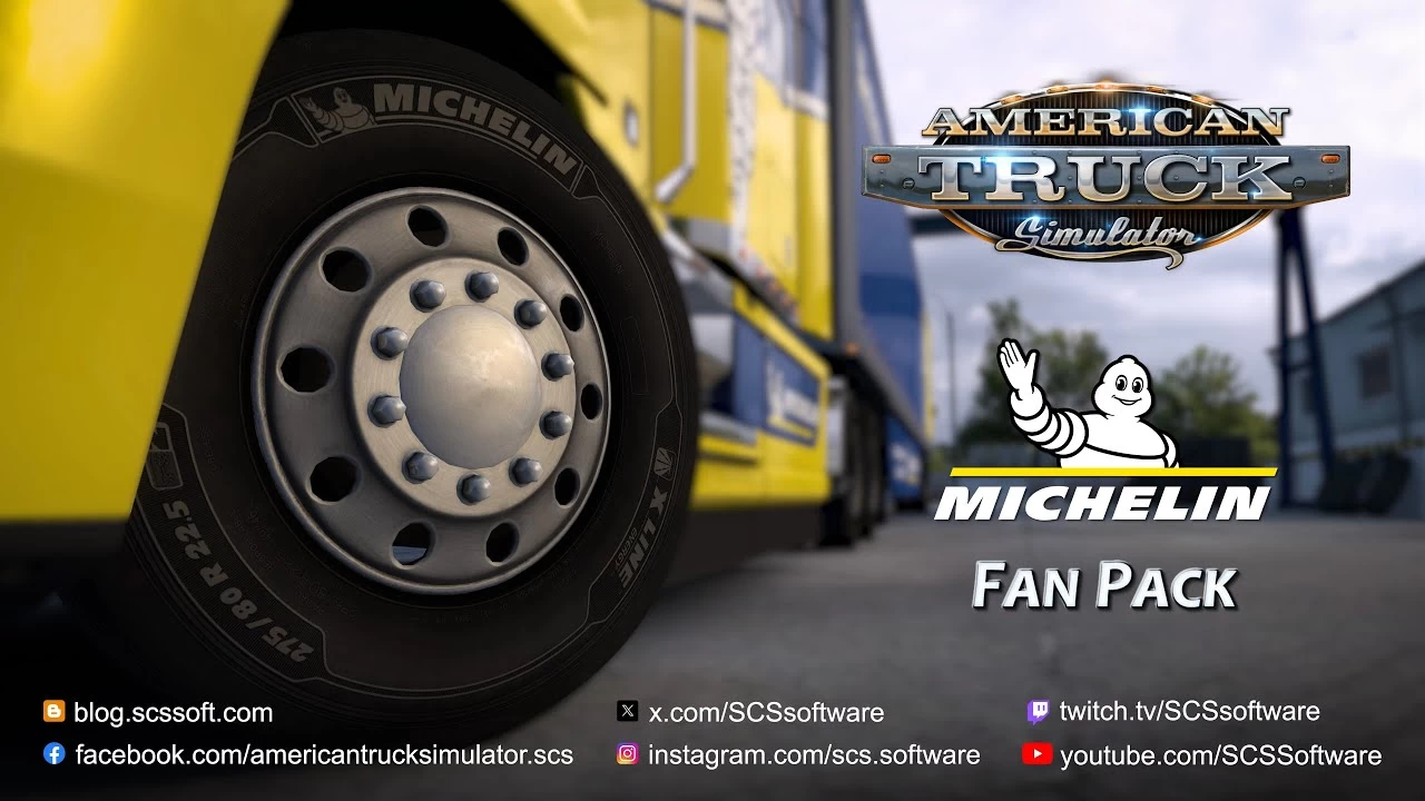 Michelin Fan Pack DLC Released for American Truck Simulator