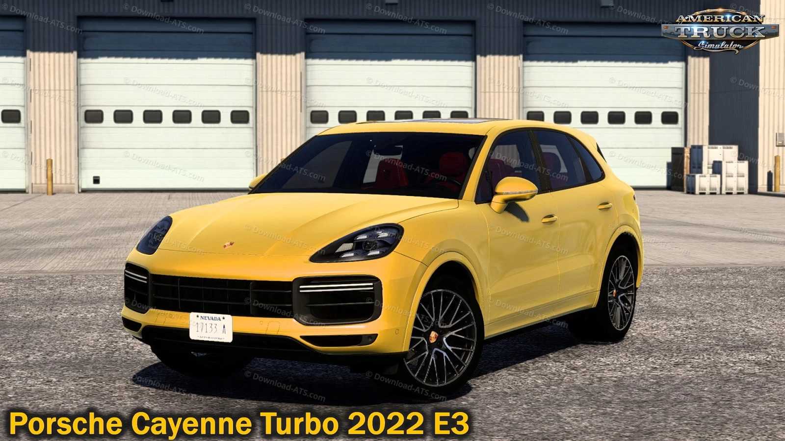 Porsche Cayenne Turbo 2022 E3 + Interior v1.3 (1.51.x) for ATS