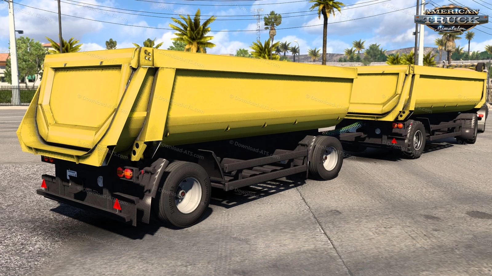Mercedes Benz Arocs Agrar + Kipper Trailer v4.0 (1.55.x) for ATS