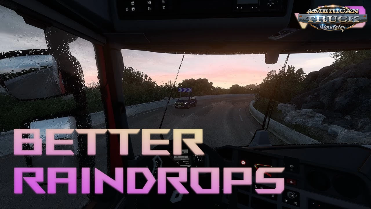 Better Raindrops Mod v1.9.4 (1.49.x) for ATS