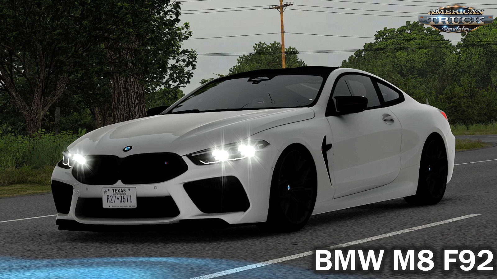 BMW M8 F92 + Interior v1.4 (1.52.x) for ATS