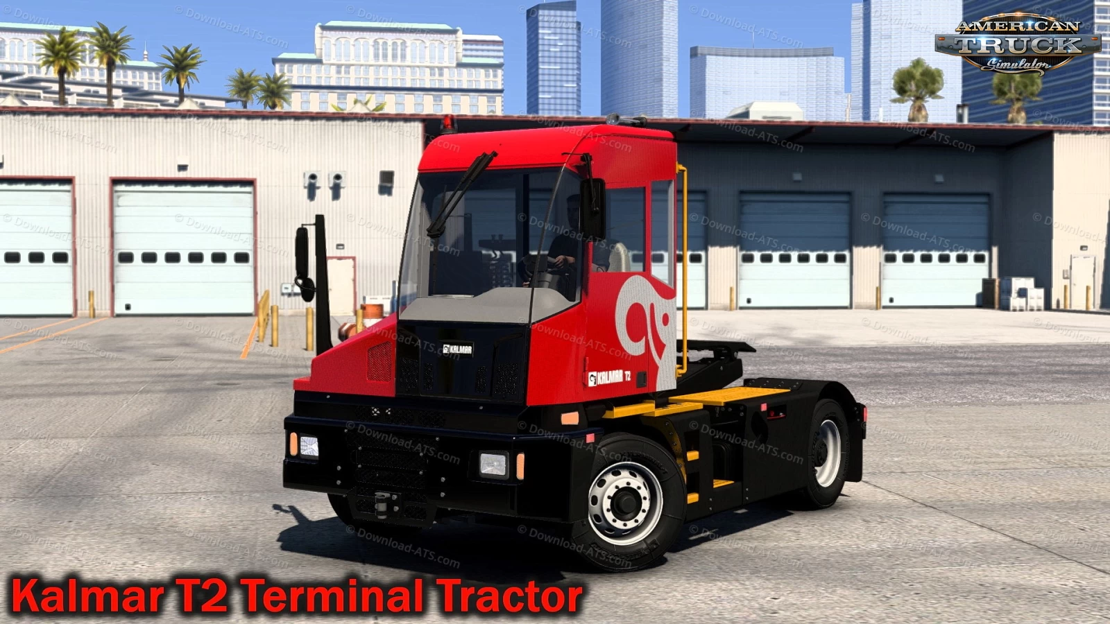 Kalmar T2 Terminal Tractor + Interior v1.6 (1.49.x) for ATS