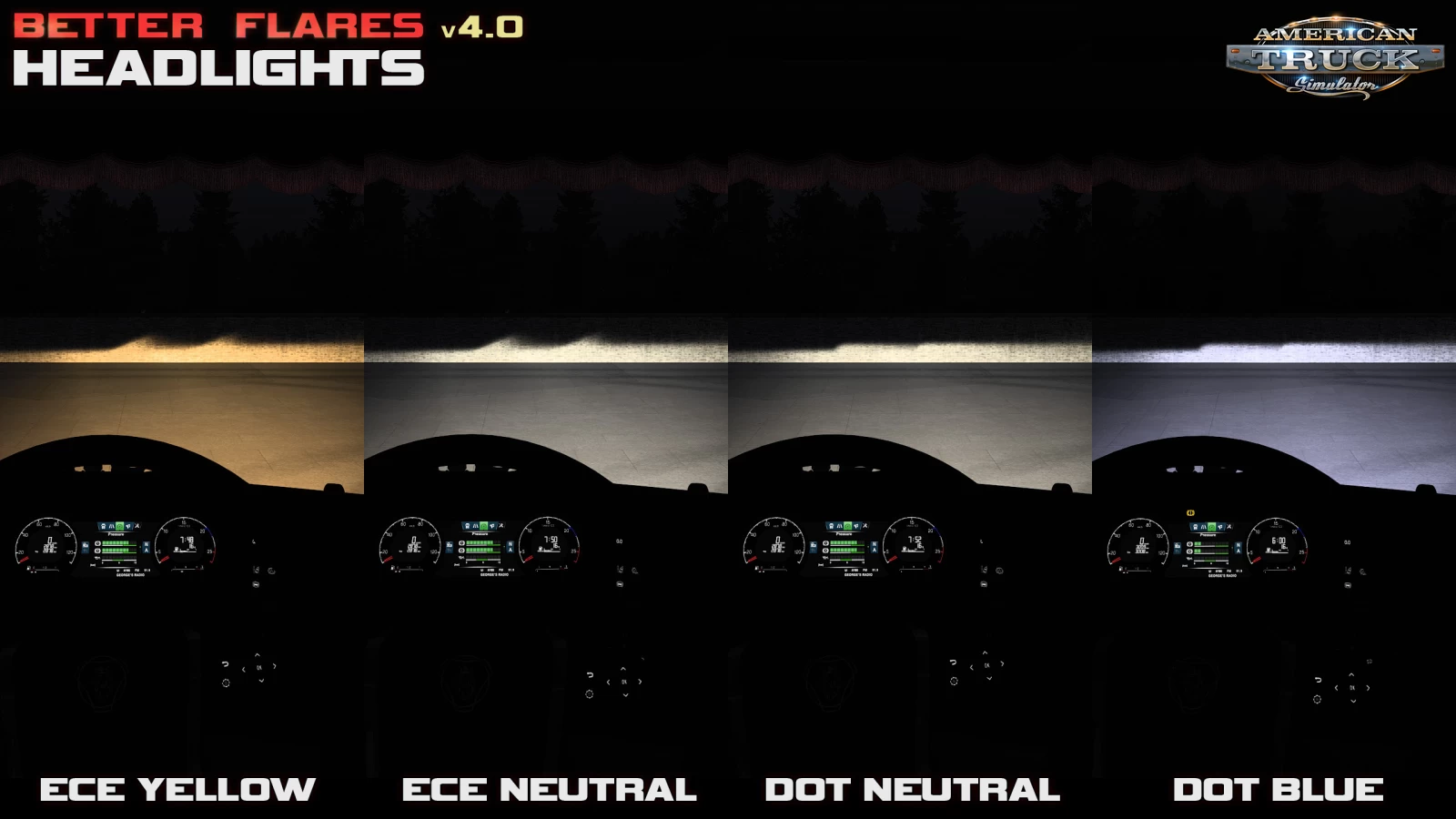 Better Flares Mod v4.6.6 (1.58.x) for ATS