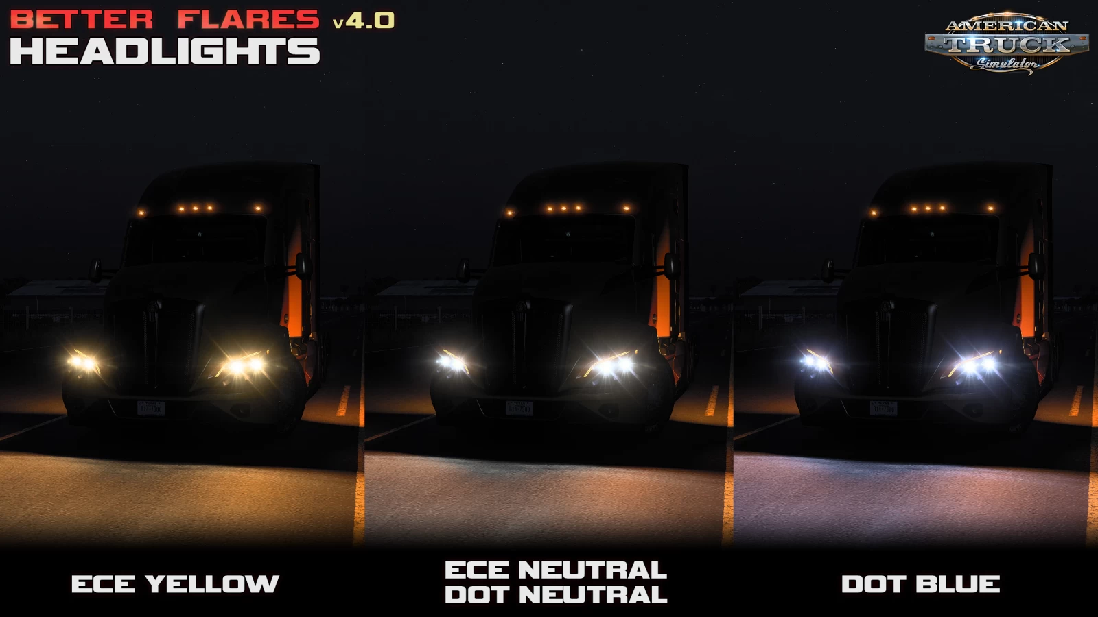 Better Flares Mod v4.4.1 (1.49.x) for ATS