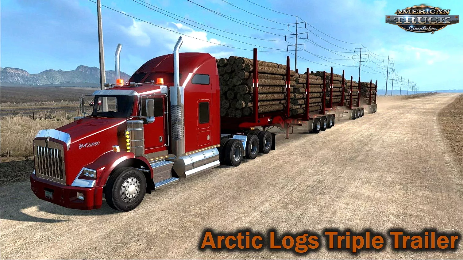 Arctic Logs Triple Trailer Ownable v1.2 (1.49.x) for ATS