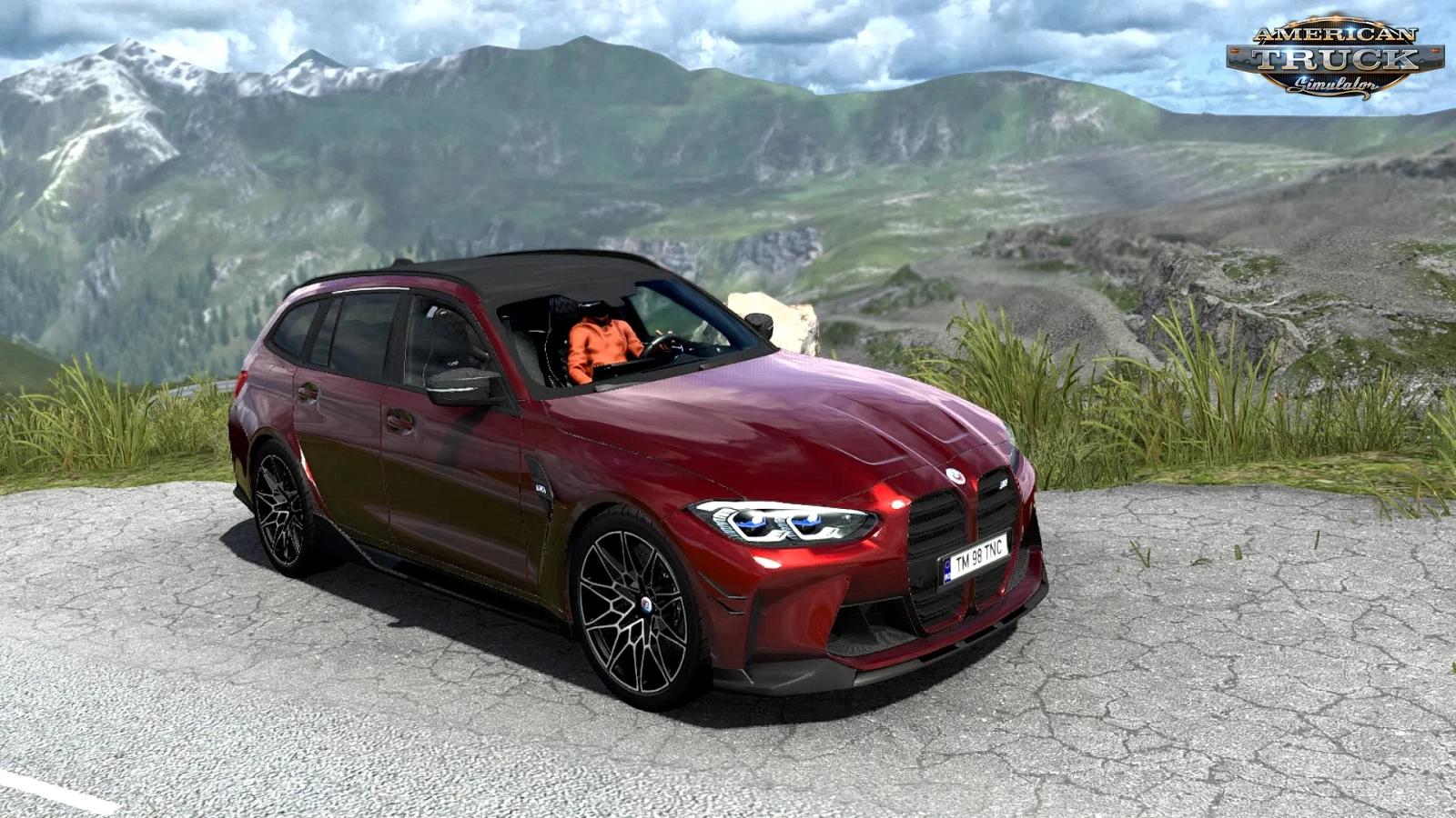 BMW M3 G80 Touring 2023 + Interior v2.0 (1.49.x) for ATS