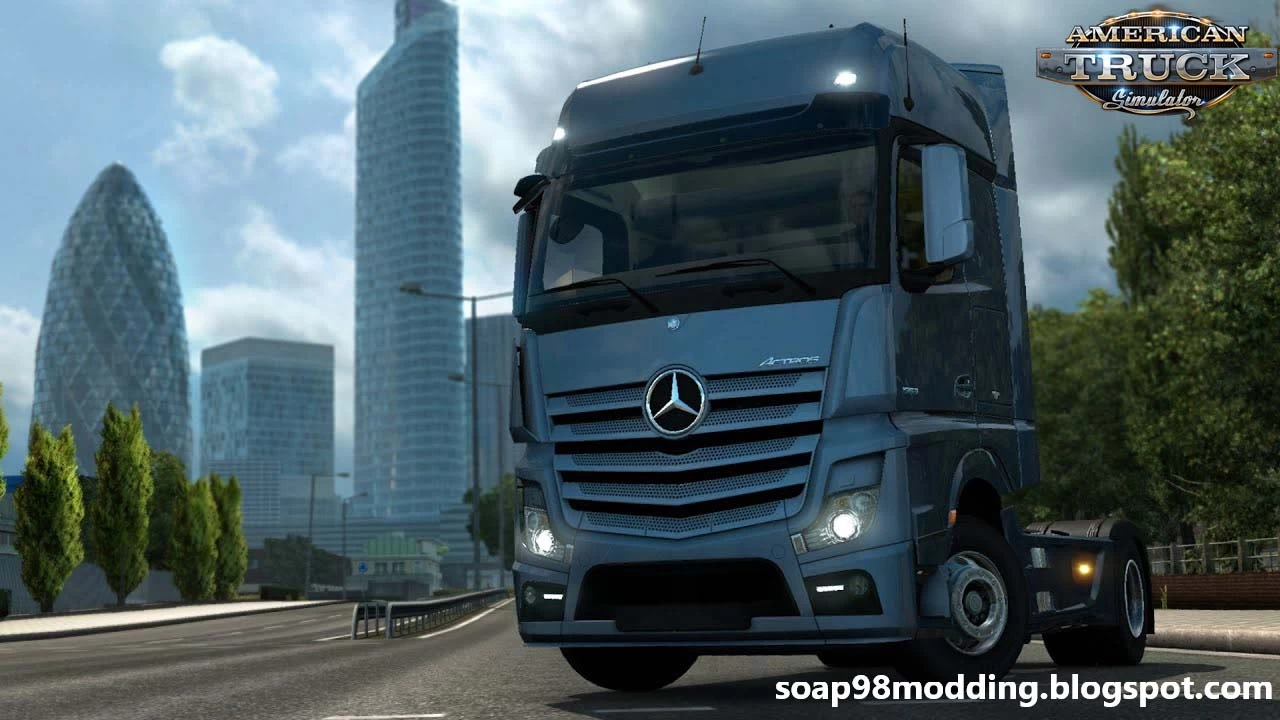 Mercedes New Actros 2014 v1.2.2 by soap98 (1.48.x) for ATS