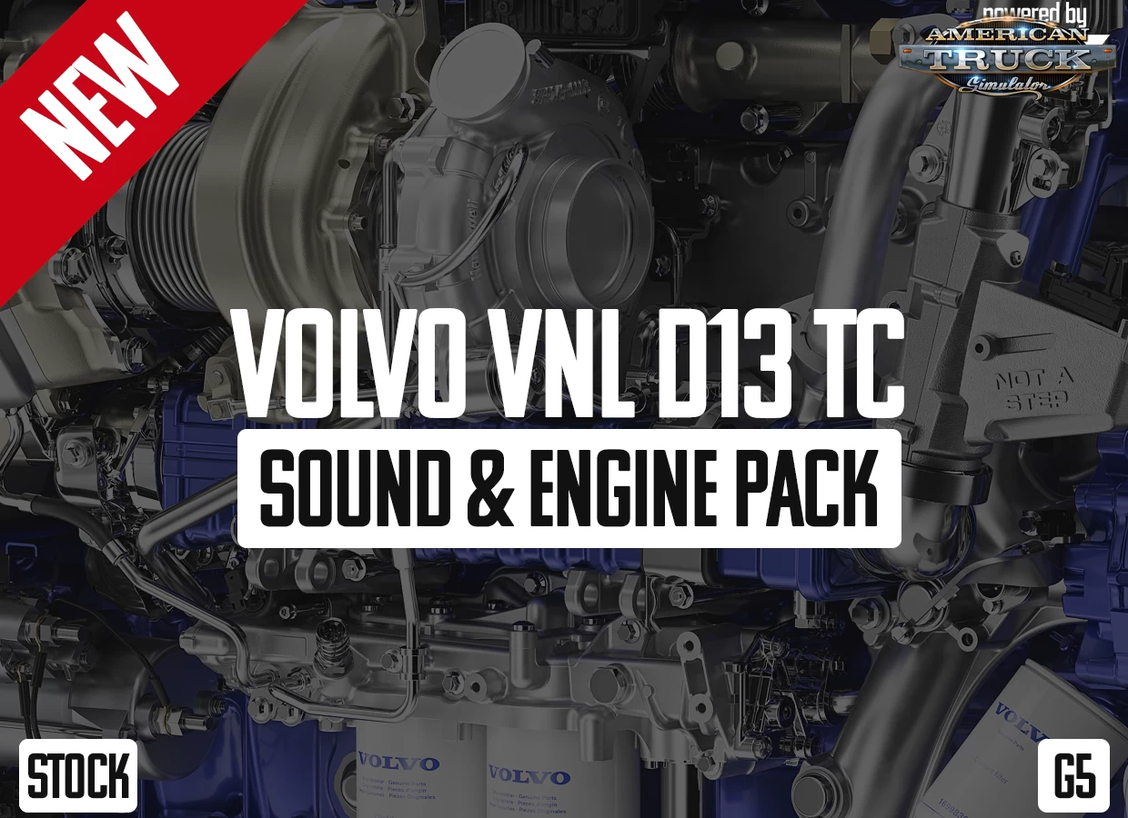 Volvo VNL D13TC Sound & Engine Pack v1.0 (1.49.x) for ATS