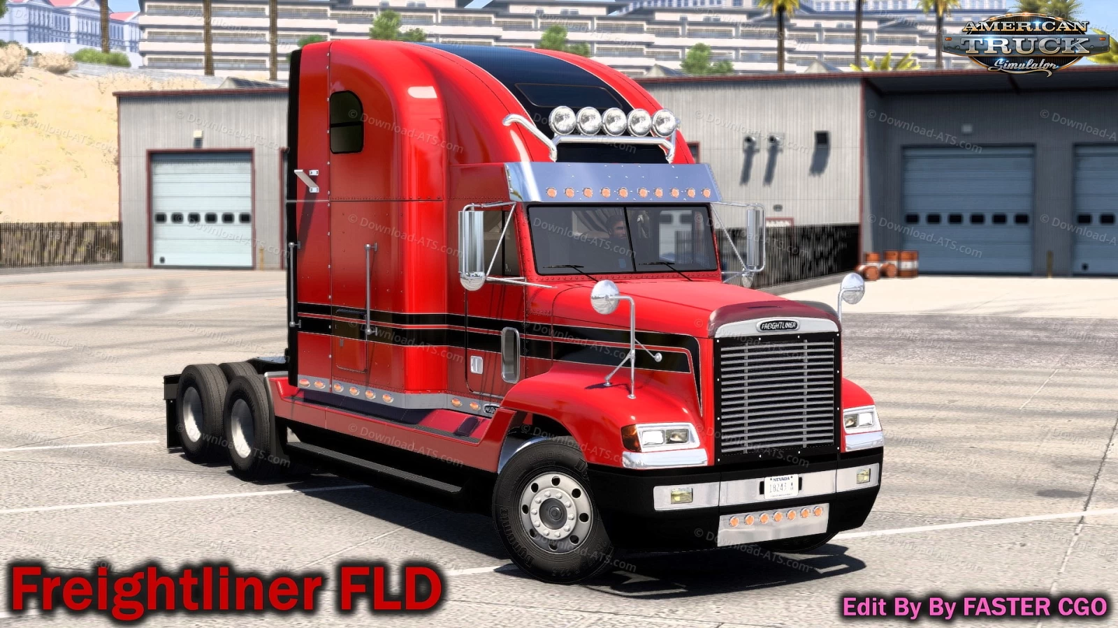 Freightliner FLD Truck v2.6.2 By FASTER CGO (1.49.x) for ATS