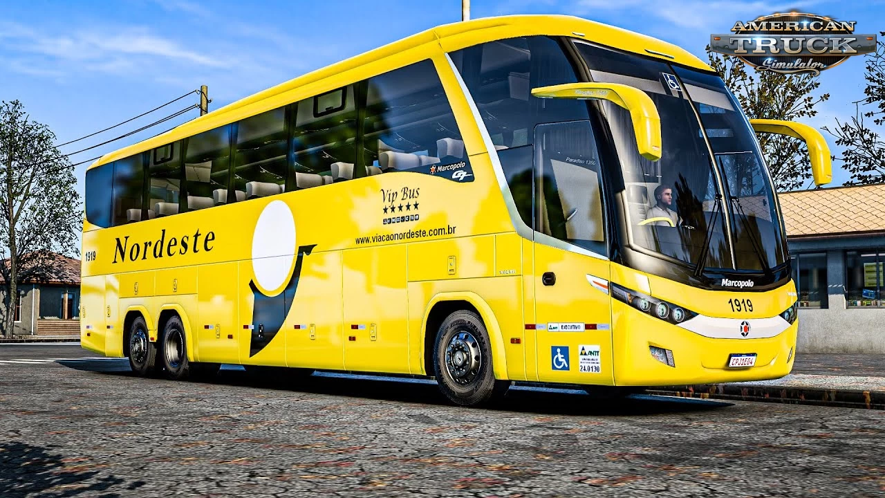 Bus Marcopolo Paradiso G7 1350 v1.4 (1.49.x) for ATS