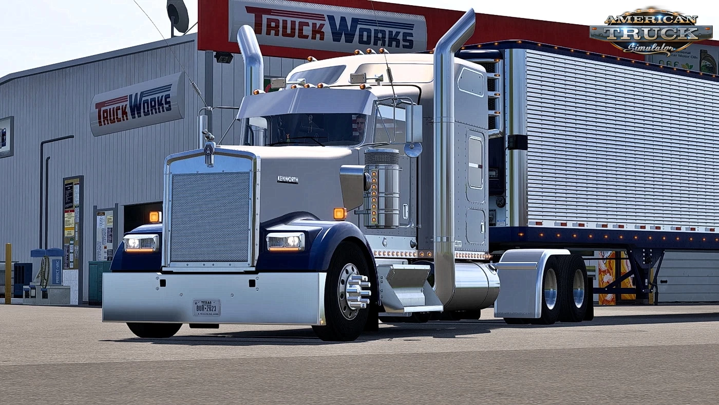 Kenworth W900L Chrome Shop v1.4.1 (1.49.x) for ATS