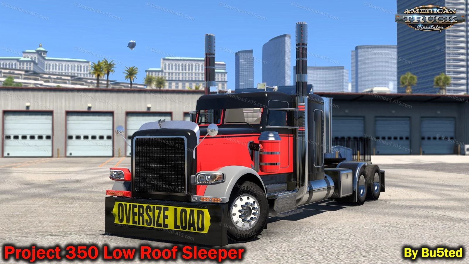 Project 350 Low Roof Sleeper Truck v1.1 (1.49.x) for ATS