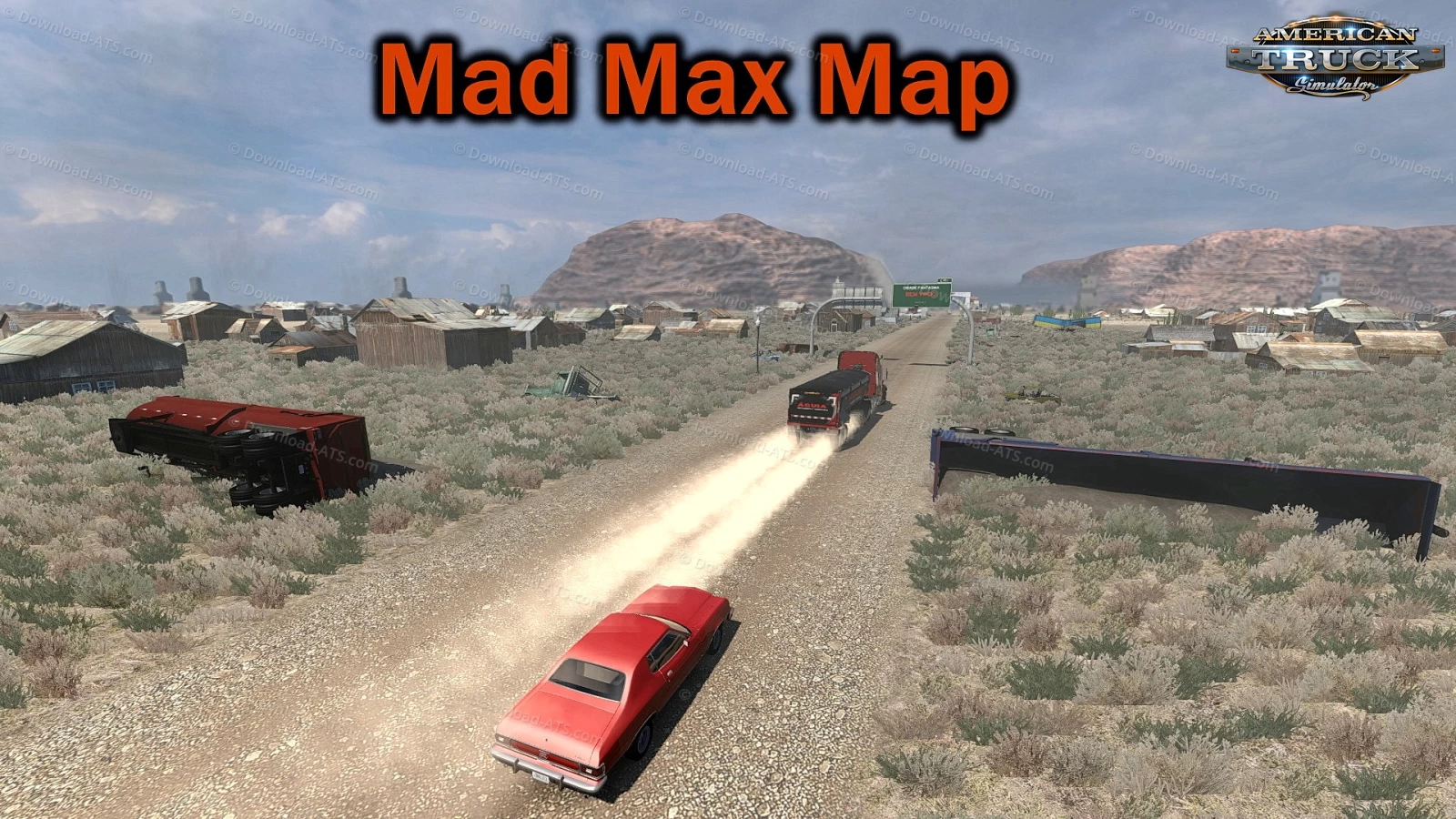 Mad Max Map v1.1 (1.51.x) for ATS