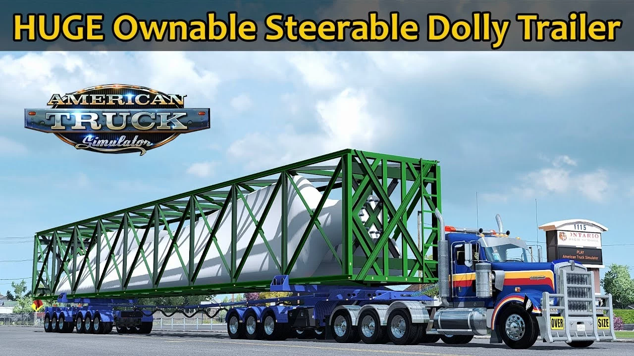 Steerable Dolly Trailer v2.0 by Kishadowalker (1.49.x) for ATS