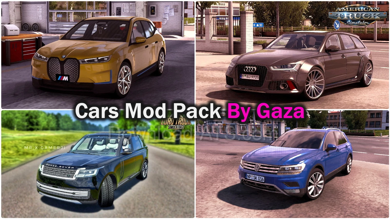 Cars Mod Pack v1.2 By Gaza (1.52.x) for ATS