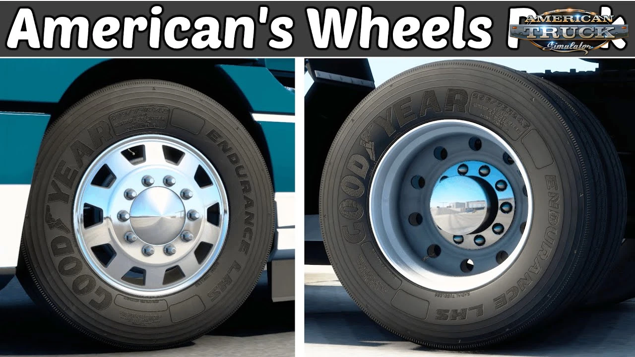 Americans Wheels Pack v2.9.2 By Jasper (1.52.x) for ATS