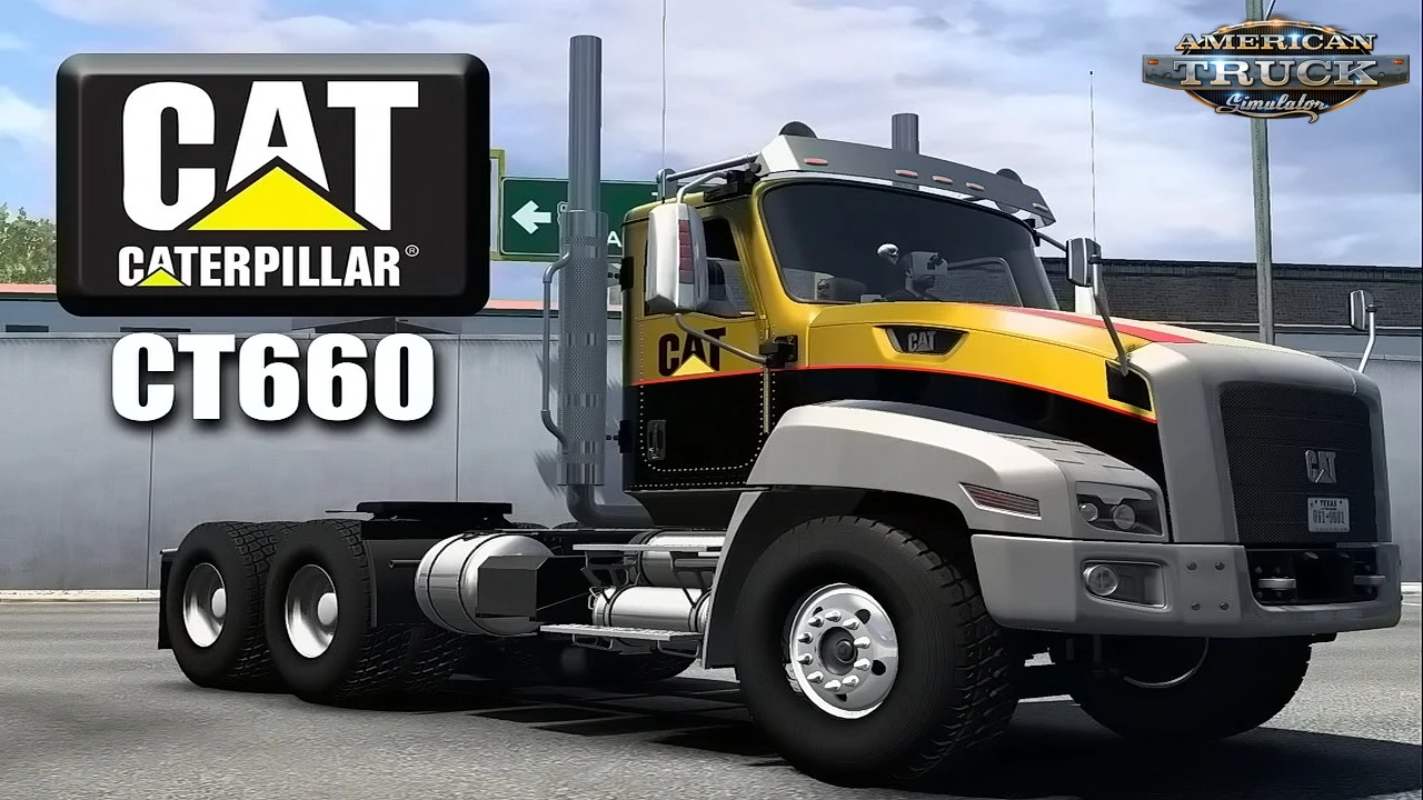 CAT CT660 + Interior v3.1 by RTA Team (1.49.x) for ATS