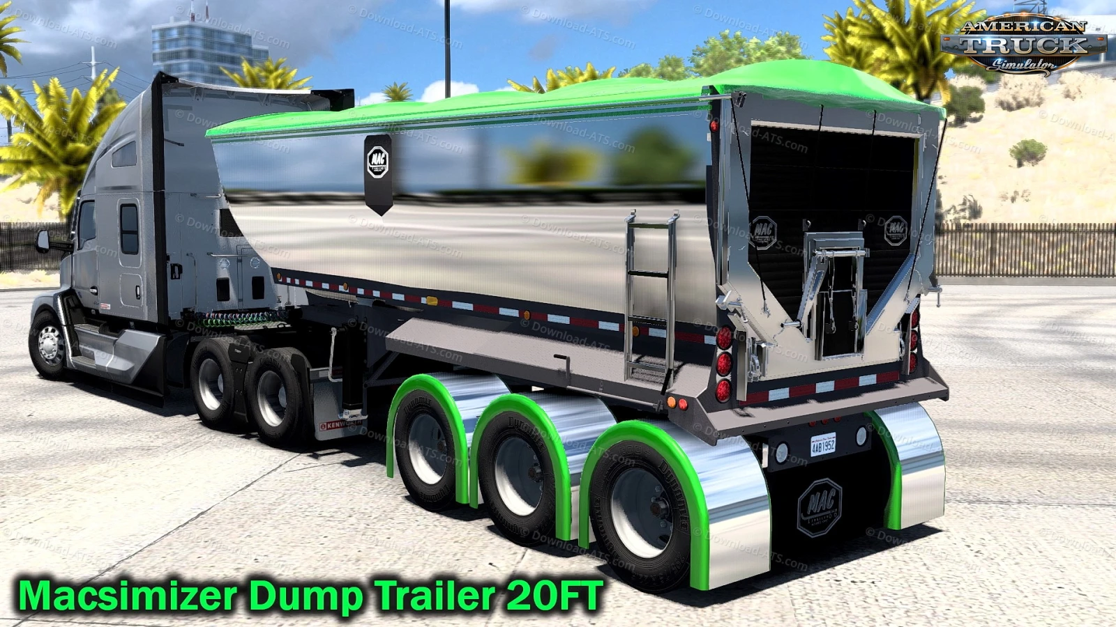 Macsimizer Dump Trailer 20FT v1.5 (1.49.x) for ATS