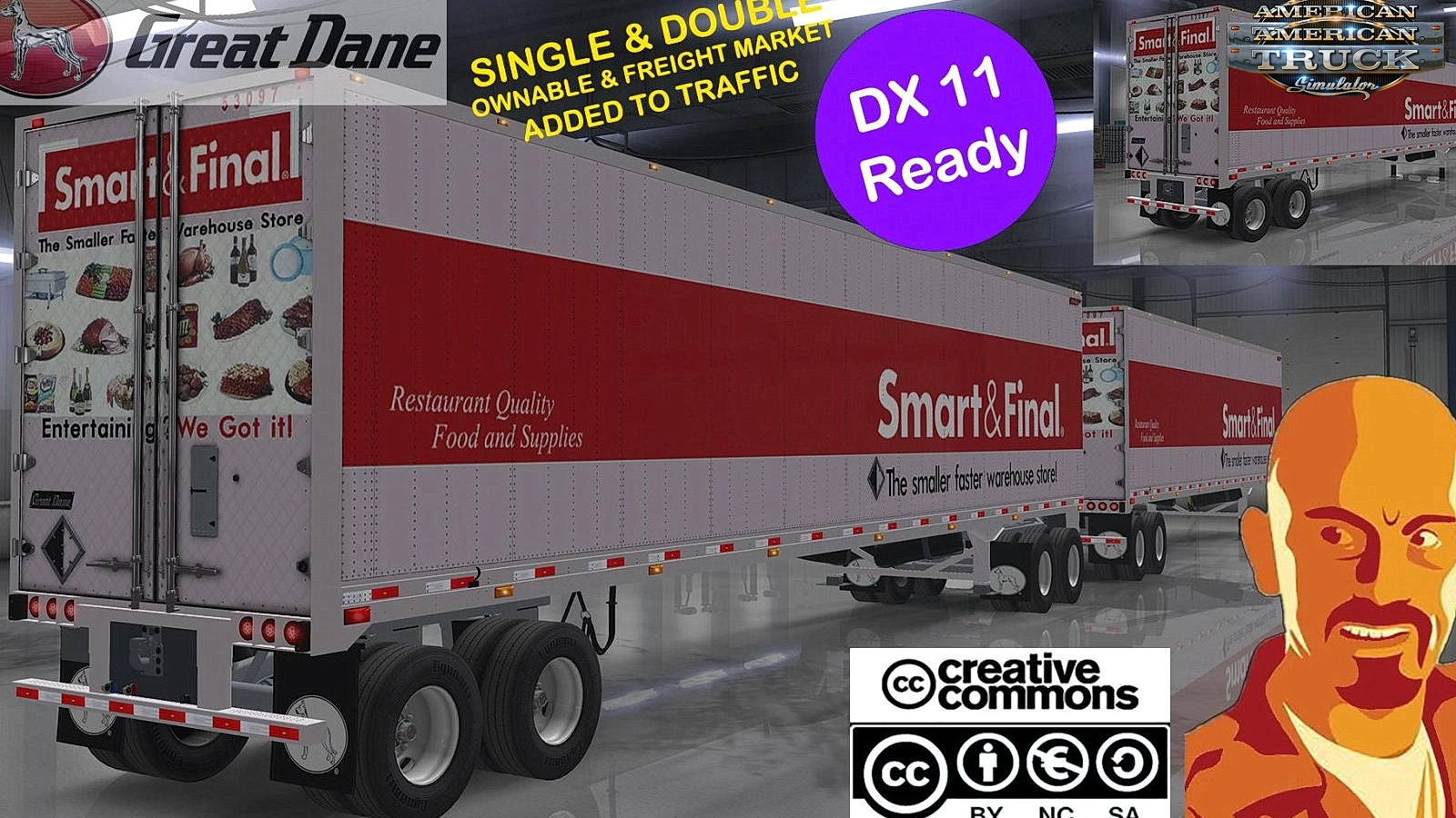 Great Dane Trailers Single & Doubles & Triples v3.0 (1.58.x)