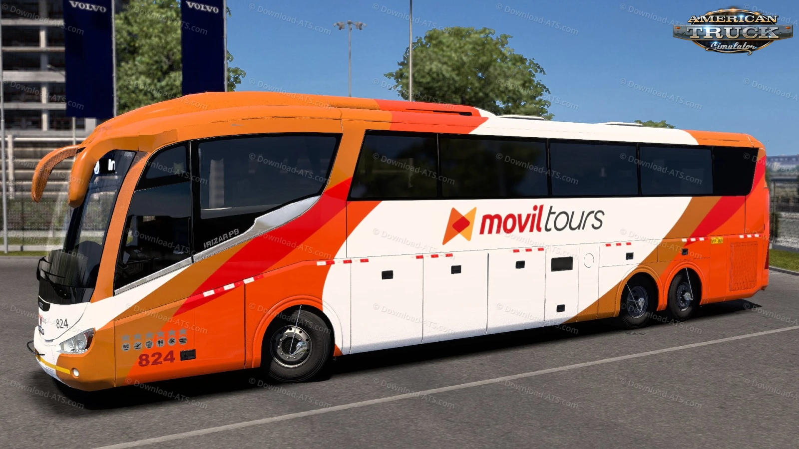 Irizar PB JH3D Bus + Interior v1.1 (1.49.x) for ATS