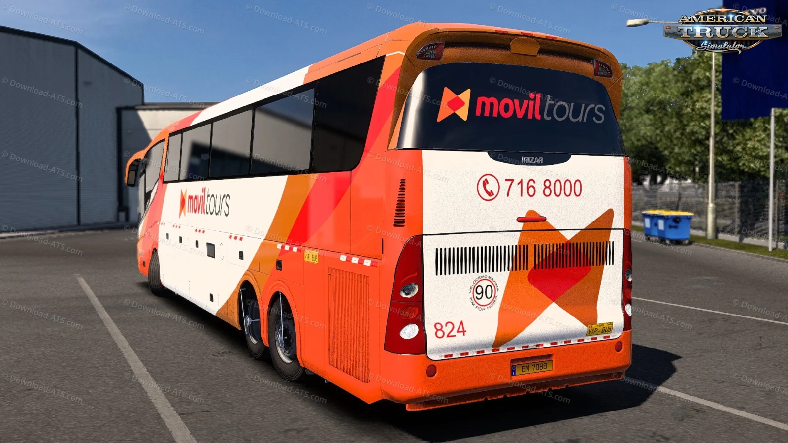 Irizar PB JH3D Bus + Interior v1.1 (1.49.x) for ATS