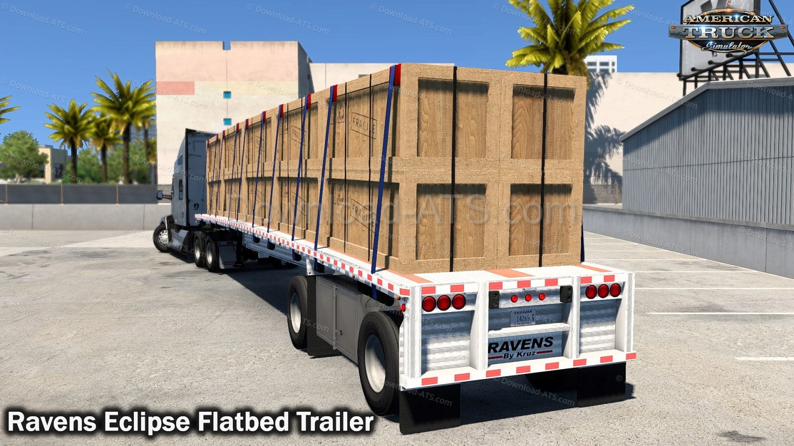 Ravens Eclipse Flatbed Trailer v1.1 (1.49.x) for ATS