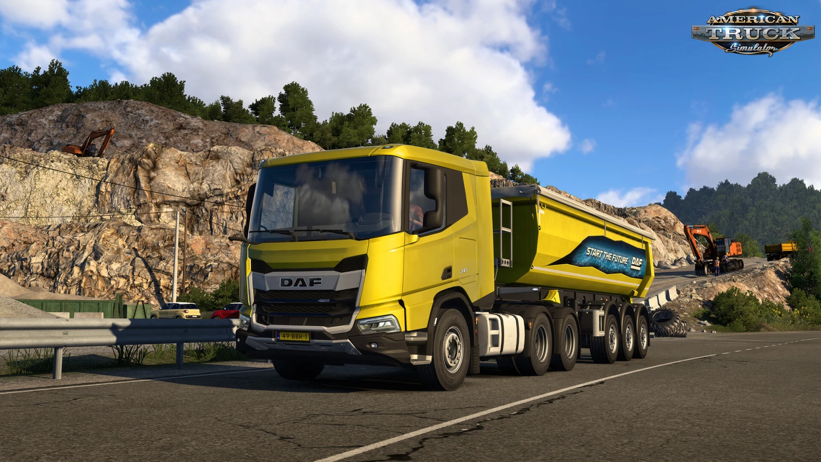 DAF XD Truck + Interior v1.0 (1.50.x) for ATS