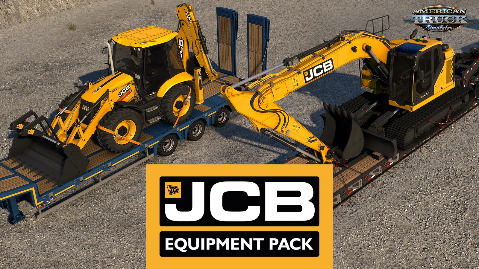 JCB Equipment Pack Released for ATS and ETS2