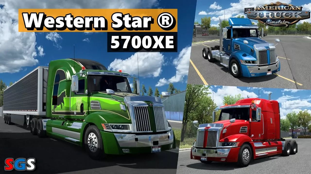 Western Star 5700XE Rework v1.1 (1.50.x) for ATS