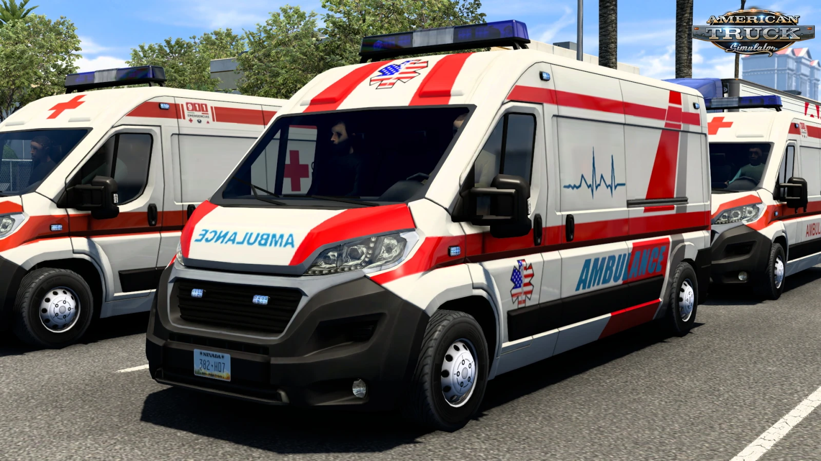 Emergency Vehicles Pack v1.3 (1.50.x) for ATS