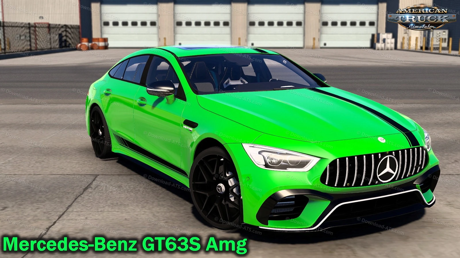 Mercedes-Benz GT63S Amg + Interior v1.6 (1.53.x) for ATS