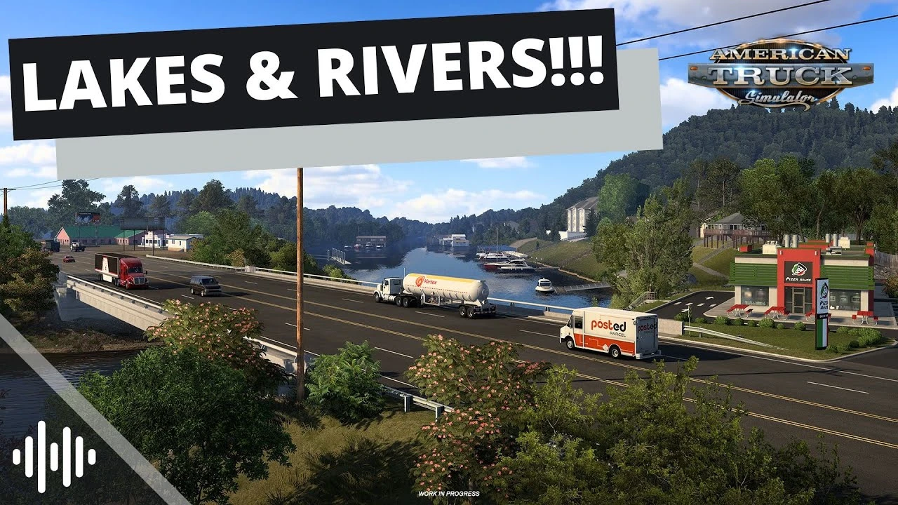 Arkansas DLC - Water Bodies in American Truck Simulator